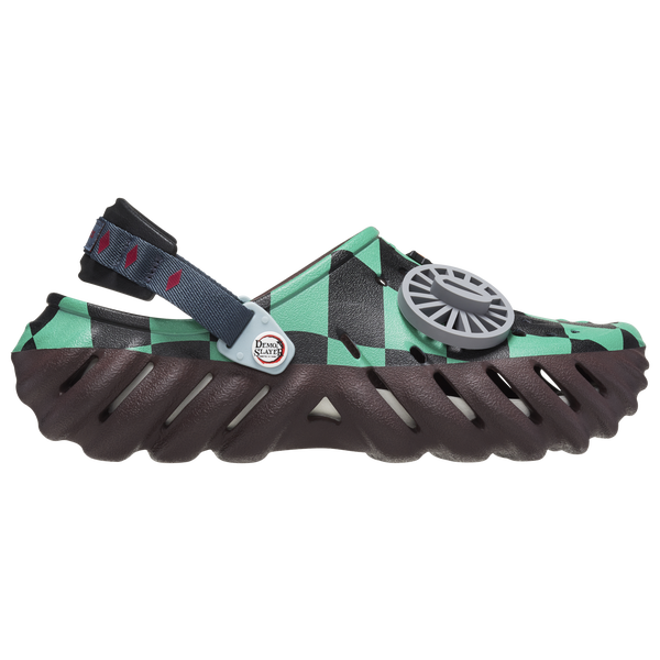 Crocs Echo Clogs Tanjiro - Boys' Grade School - Brown/Green