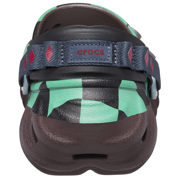 Crocs Echo Clogs Tanjiro - Boys' Grade School - Brown/Green - Image 2