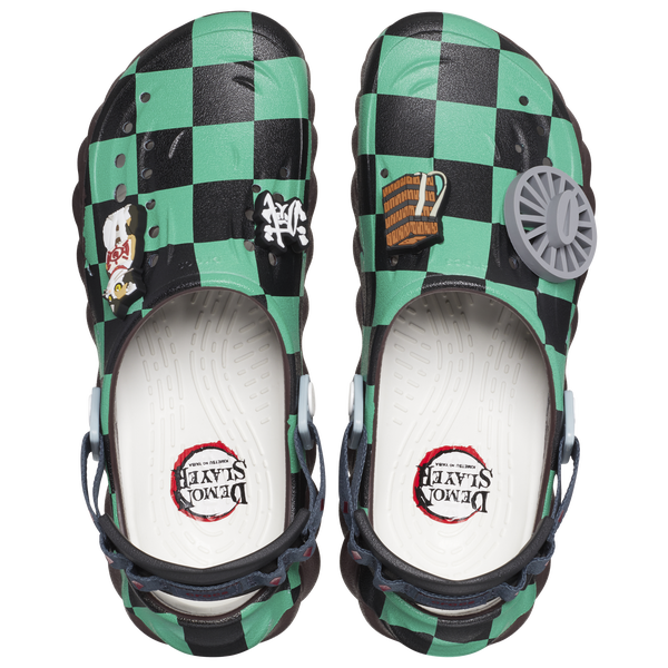 Crocs Echo Clogs Tanjiro - Boys' Grade School - Brown/Green - Image 3