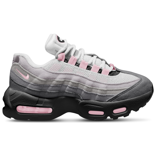Nike Air Max 95 - Girls' Preschool - Pink Foam/Medium Grey/Black