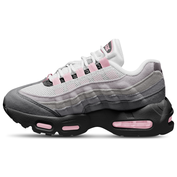 Nike Air Max 95 - Girls' Preschool - Pink Foam/Medium Grey/Black - Image 2