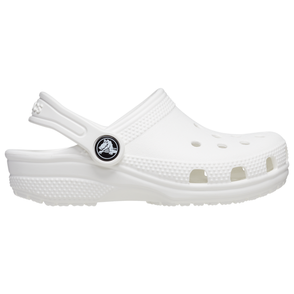 Crocs Classic Clogs - Boys' Toddler - White/White