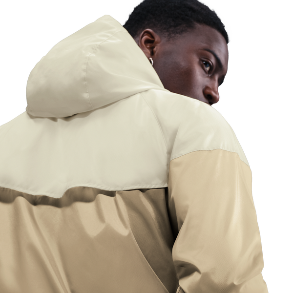 Nike Woven Windrunner Lined Hooded Jacket - Men's - Parachute Beige/Lt Khaki/White - Image 2