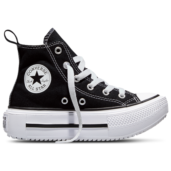 Converse Chuck Taylor All Star Lift Double Stack - Girls' Preschool - Black/White