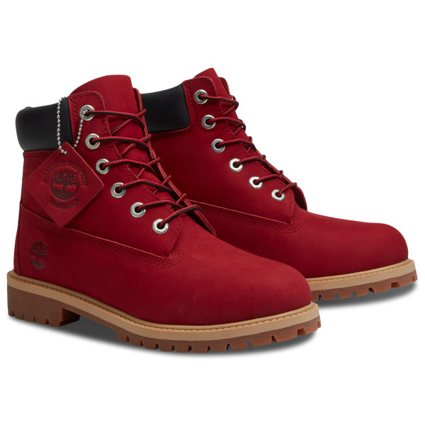 Timberland Premium 6" Waterproof Boots - Boys' Preschool - Medium Red/Red - Image 6
