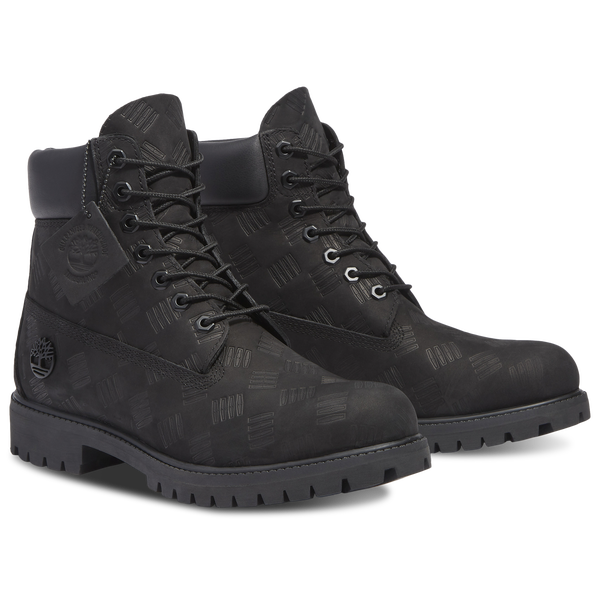 Timberland 6" Hairy Suede Premium Waterproof Boots - Men's - Black - Image 6