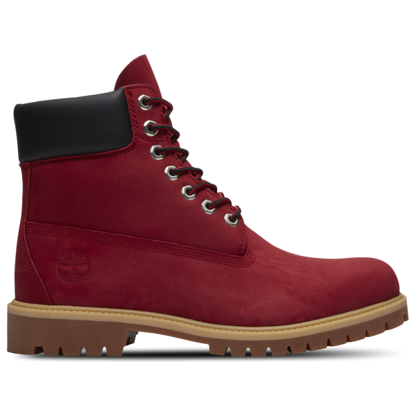 Timberland 6" Hairy Suede Premium Waterproof Boots - Men's - Red/Dark Red
