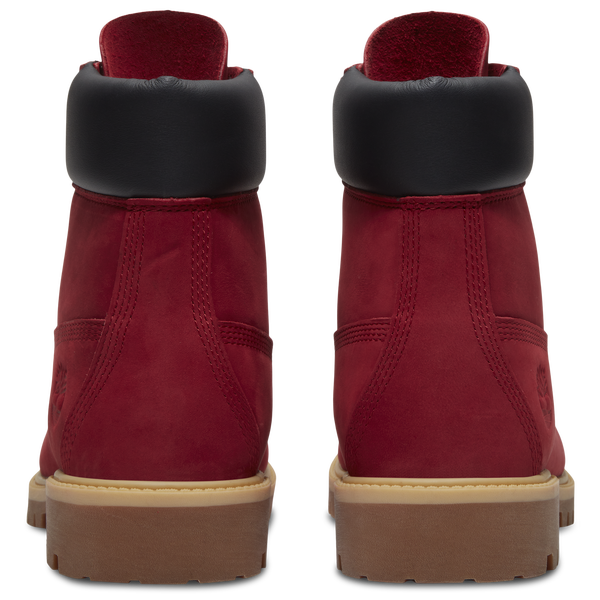 Timberland 6" Hairy Suede Premium Waterproof Boots - Men's - Red/Dark Red - Image 3