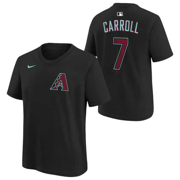 Nike MLB Diamondbacks Kids Name & Number T-Shirt - Youth - Black