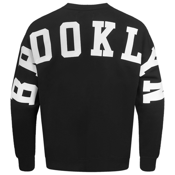 Pro Standard BROOKLYN NETS SWEATSHIRT - Men's - Black - Image 2
