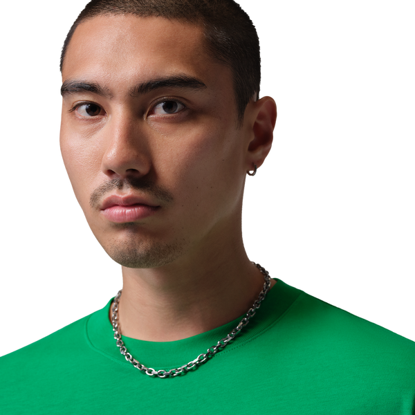 Jordan Brooklyn Oversized T-Shirt - Men's - Lucky Green/Lucky Green - Image 3