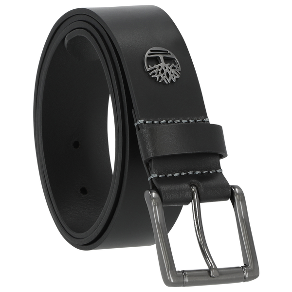 Timberland Metal Tree Logo Belt - Adult - Black - Image 2