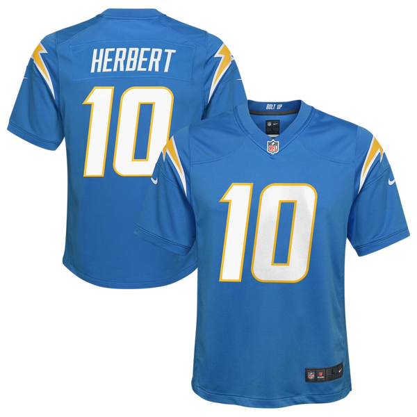 Nike Chargers Game Jersey - Boys' Grade School - Powder Blue - Image 3