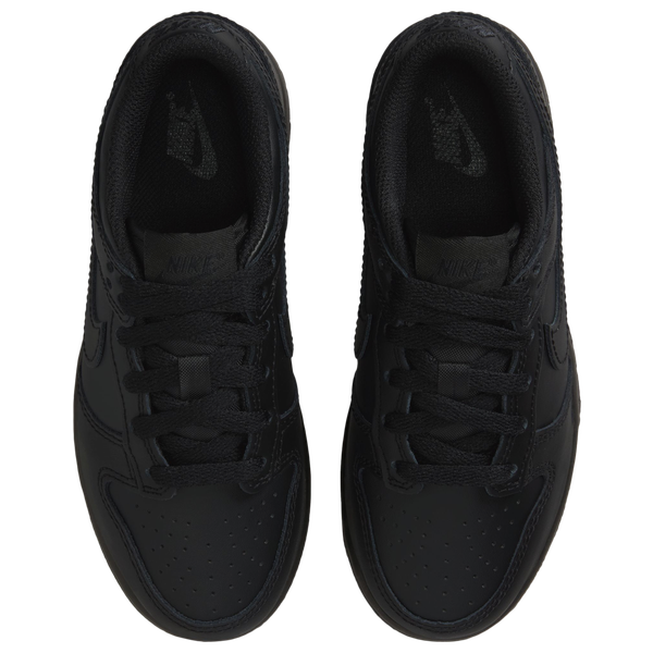 Nike Dunk Low - Boys' Preschool - Black/Black - Image 4