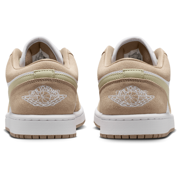 Jordan AJ 1 Low - Women's - White/Olive Aura/Khaki - Image 3