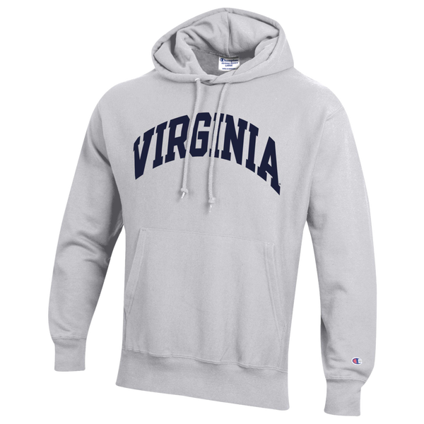 Champion NCAA Reverse Weave Wordmark Hoodie - Men's - Silver Gray