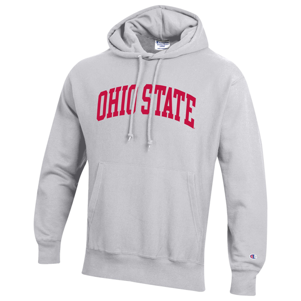 Champion NCAA Reverse Weave Wordmark Hoodie - Men's - Silver Gray