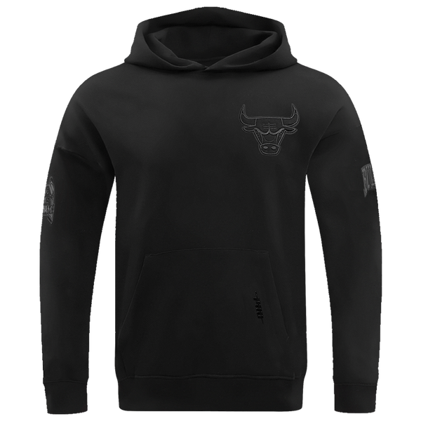 Pro Standard Bulls Neutral Drop Shoulder Pullover Hoodie - Men's - Black/Multi - Image 3