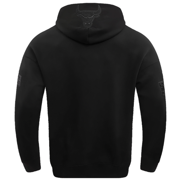 Pro Standard Bulls Neutral Drop Shoulder Pullover Hoodie - Men's - Black/Multi - Image 4