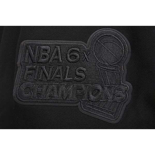 Pro Standard Bulls Neutral Drop Shoulder Pullover Hoodie - Men's - Black/Multi - Image 8