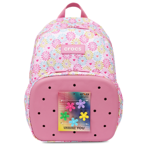 Crocs Back to School Backpack with EVA Front Pocket - Adult - Quiet Rose