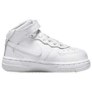 Nike Air Force 1 Mid LE - Boys' Toddler - White/White/White
