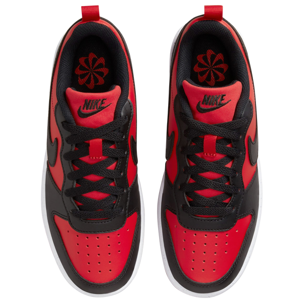 Nike Court Borough Low Recraft - Boys' Grade School - Red/Black/White - Image 5