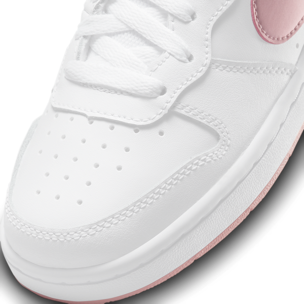 Nike Court Borough Mid 2 - Boys' Grade School - White/Pink Glaze - Image 7