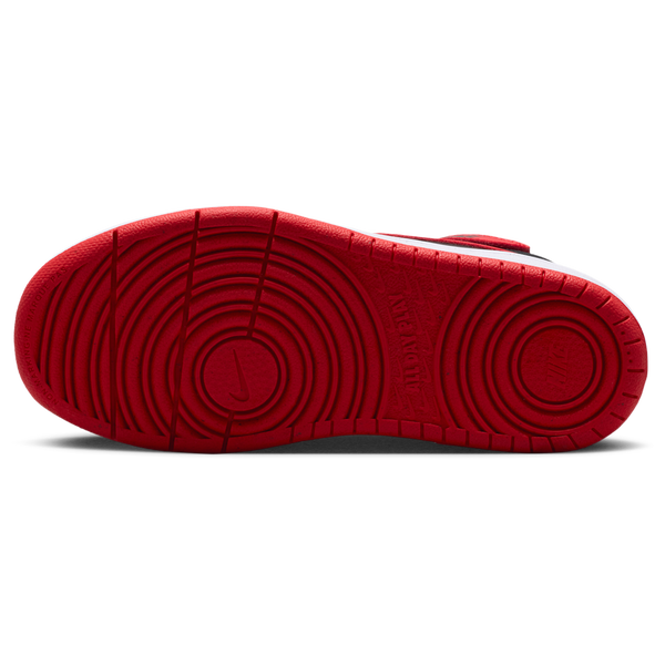 Nike Court Borough Mid 2 - Boys' Preschool - Black/University Red/White - Image 5