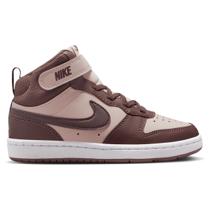 Nike Court Borough Mid 2 - Boys' Preschool - Silt Red/Tattoo/White