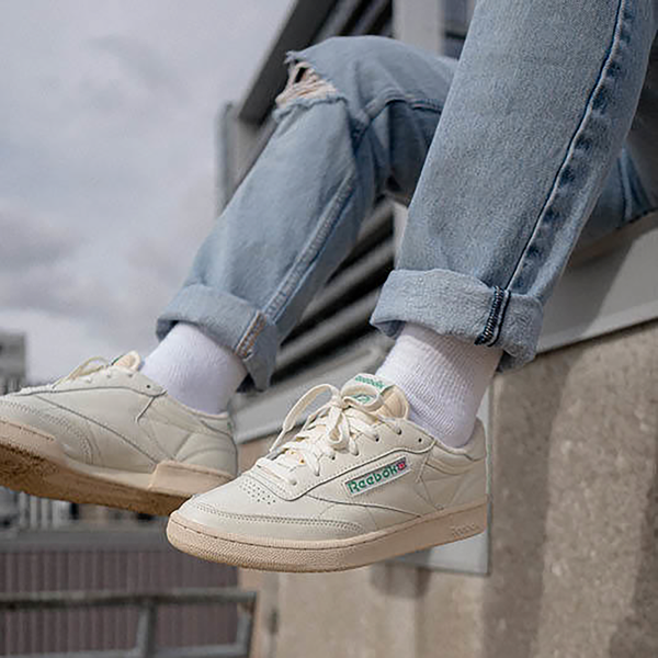 Reebok Club C 85 Vintage - Men's - White/Green - Image 7