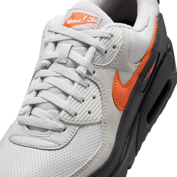 Nike Air MAX 90 - Men's - Vast Grey/Safety Orange/Anthracite - Image 7