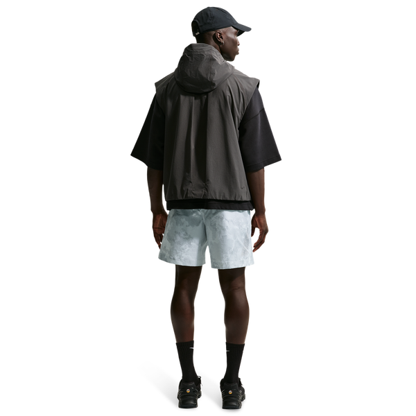 Nike Tech Woven Shorts - Men's - Black/Pure Platinum - Image 6