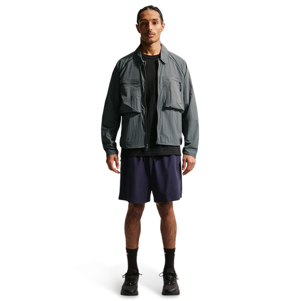 Nike Tech Ergo Utility Long Sleve Shirt - Men's - Iron Grey/Black - Image 3