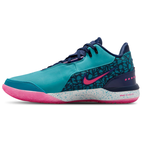 Nike Zoom LeBron NXXT Gen Amped - Men's - Green/Navy/Pink - Image 3