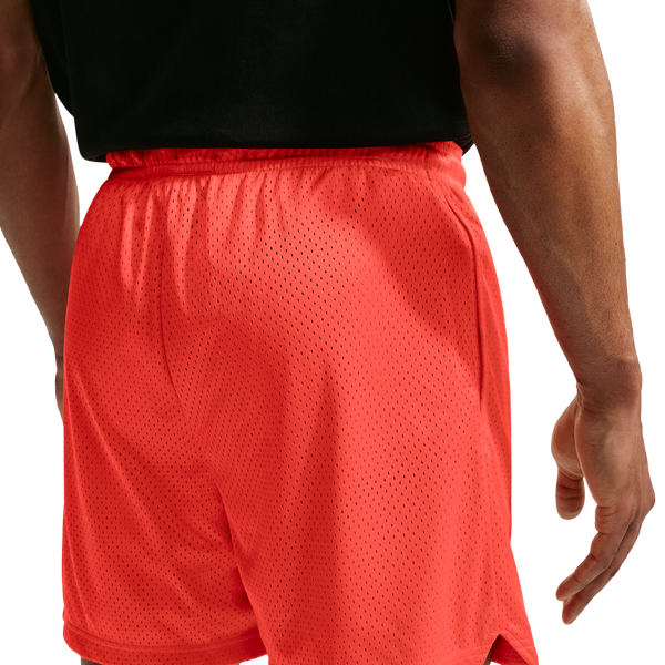 Nike Dri-FIT Standard Issue Mesh 5IN Shorts - Men's - Turf Orange/Pale Ivory - Image 2