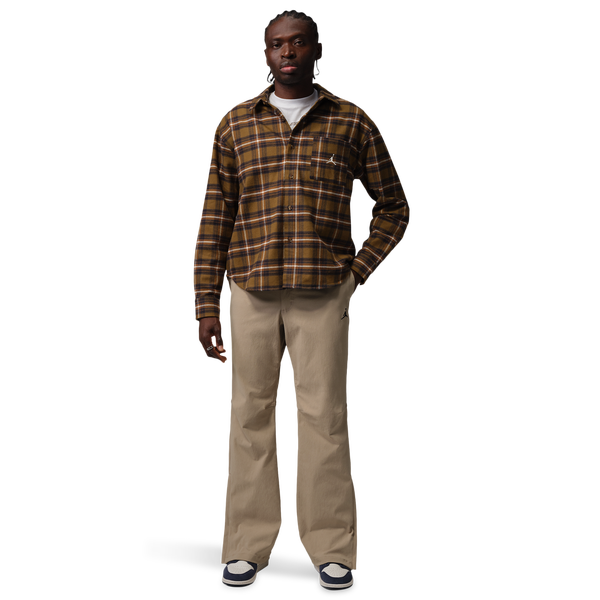 Jordan Flight Ess Pant - Men's - Khaki/Black - Image 7