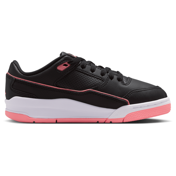 Jordan Flight Court - Boys' Grade School - Black/White/Pink Gaze