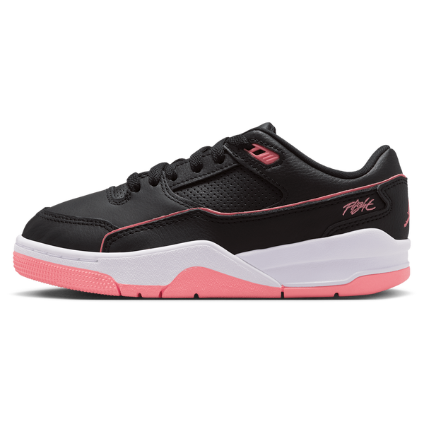 Jordan Flight Court - Boys' Grade School - Black/White/Pink Gaze - Image 2