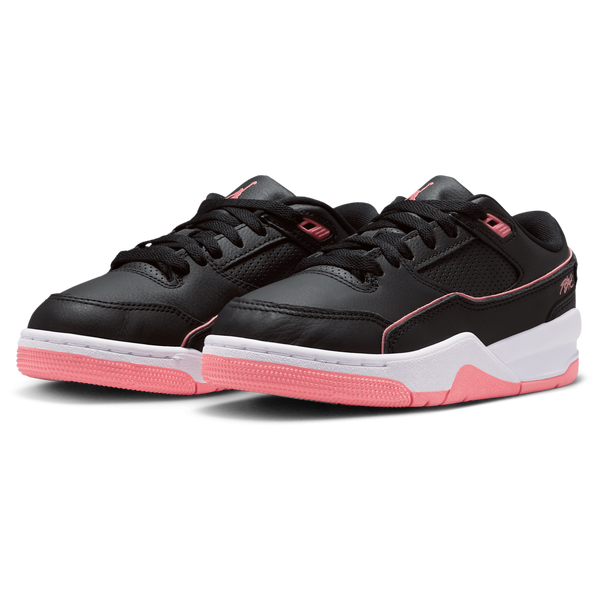 Jordan Flight Court - Boys' Grade School - Black/White/Pink Gaze - Image 6