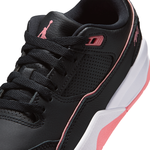 Jordan Flight Court - Boys' Grade School - Black/White/Pink Gaze - Image 7