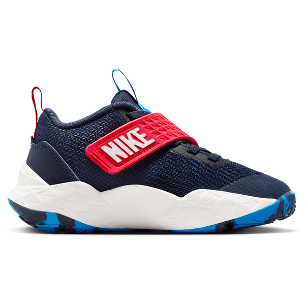 Nike Hustle D 12 - Boys' Preschool - Sail/University Red/Team Navy