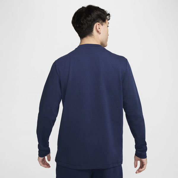 Nike Club LS Henley - Men's - Midnight Navy/Midnight Navy/White - Image 2