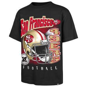 47 Brand NFL 49ers Chrome Burst T-Shirt - Men's - Black