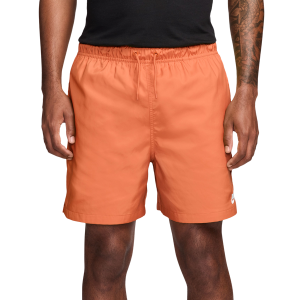 Nike Club Flow Shorts - Men's - White/Orange