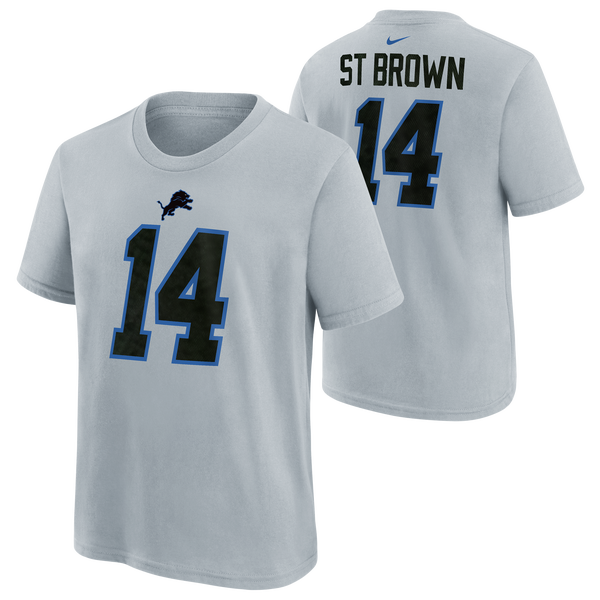 Nike Lions Rival AB14 Short Sleeve T-Shirt - Boys' Grade School - Silver