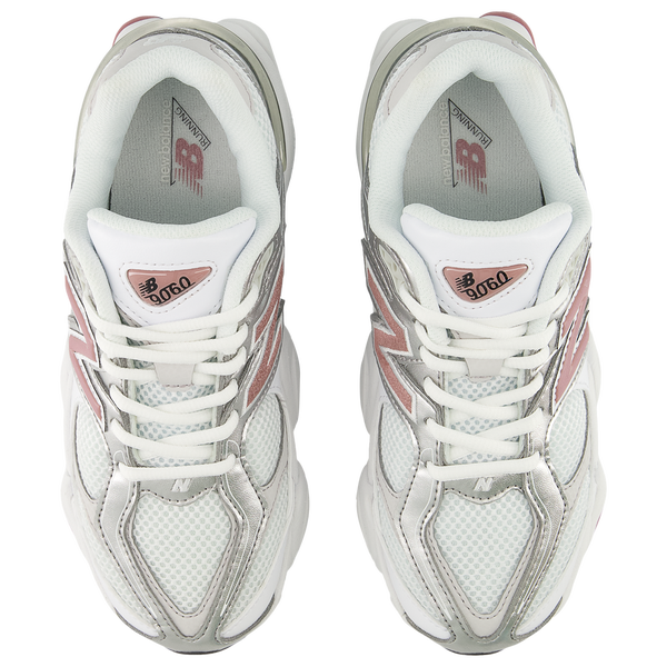 New Balance 9060 - Girls' Grade School - White/Pink - Image 4