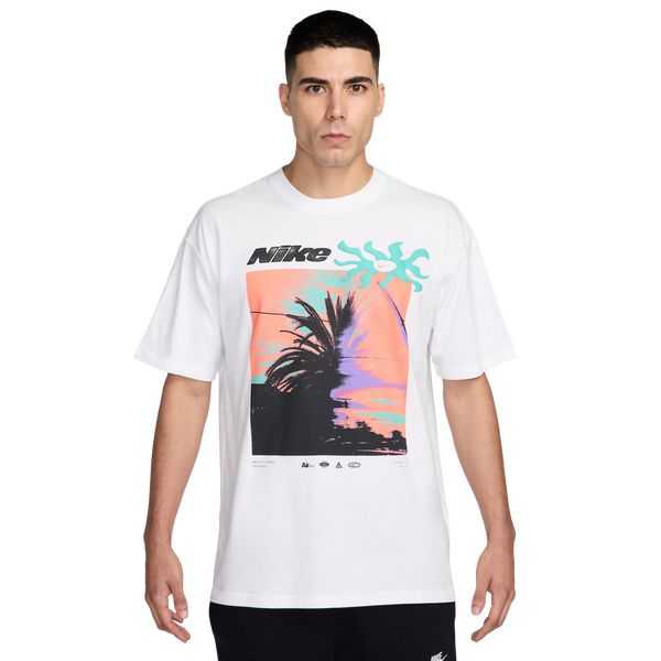 Nike NSW LSE Palm Tree T-Shirt - Men's - White/Multi