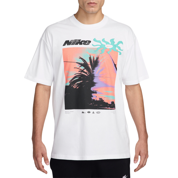 Nike NSW LSE Palm Tree T-Shirt - Men's - White/Multi - Image 3