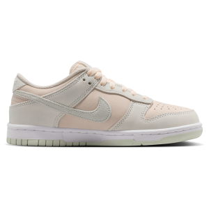 Nike Dunk Low Suede - Boys' Grade School - Chalk/Barely Volt/White
